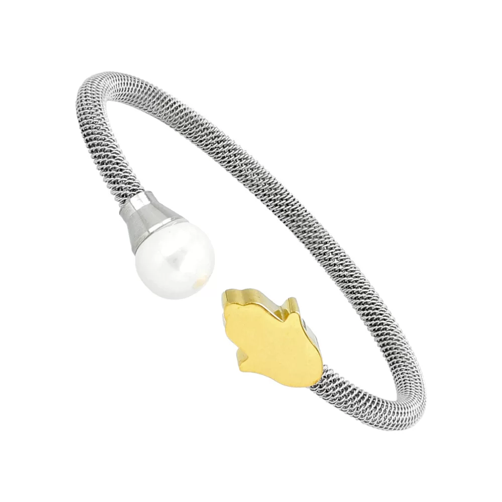 Bracelet en acier femme MV058 - Harmonie idees cadeaux
